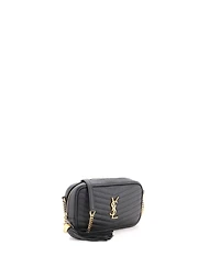Pre-Owned Saint Laurent Mini Lou Camera Bag Matelasse Chevron Leather