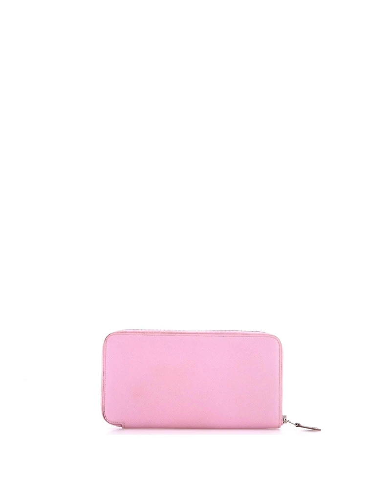 Pre-Owned HERMES Long Azap Zip Around Wallet Silk'in Epsom