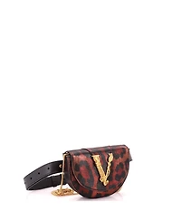 Pre-Owned Versace Virtus Belt Bag Printed Fabric