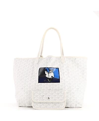 Pre-Owned Goyard Gm Saint Louis Tote Printed Coated Canvas
