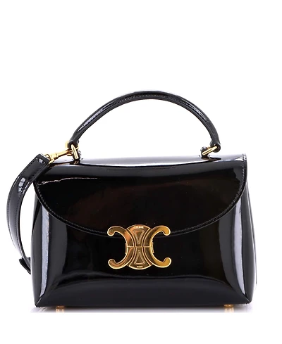Pre-Owned Celine Teen Nino Top Handle Bag Patent