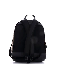 Pre-Owned Gucci Medium Zip Pocket Backpack Gg Coated Canvas