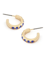 Kurt Geiger London Faux-Stone Signature Huggie Earrings
