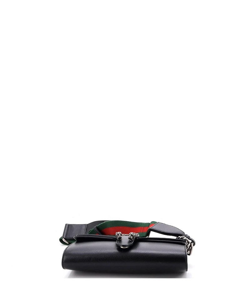 Pre-Owned Gucci Small Dionysus East-West Flap Bag Leather