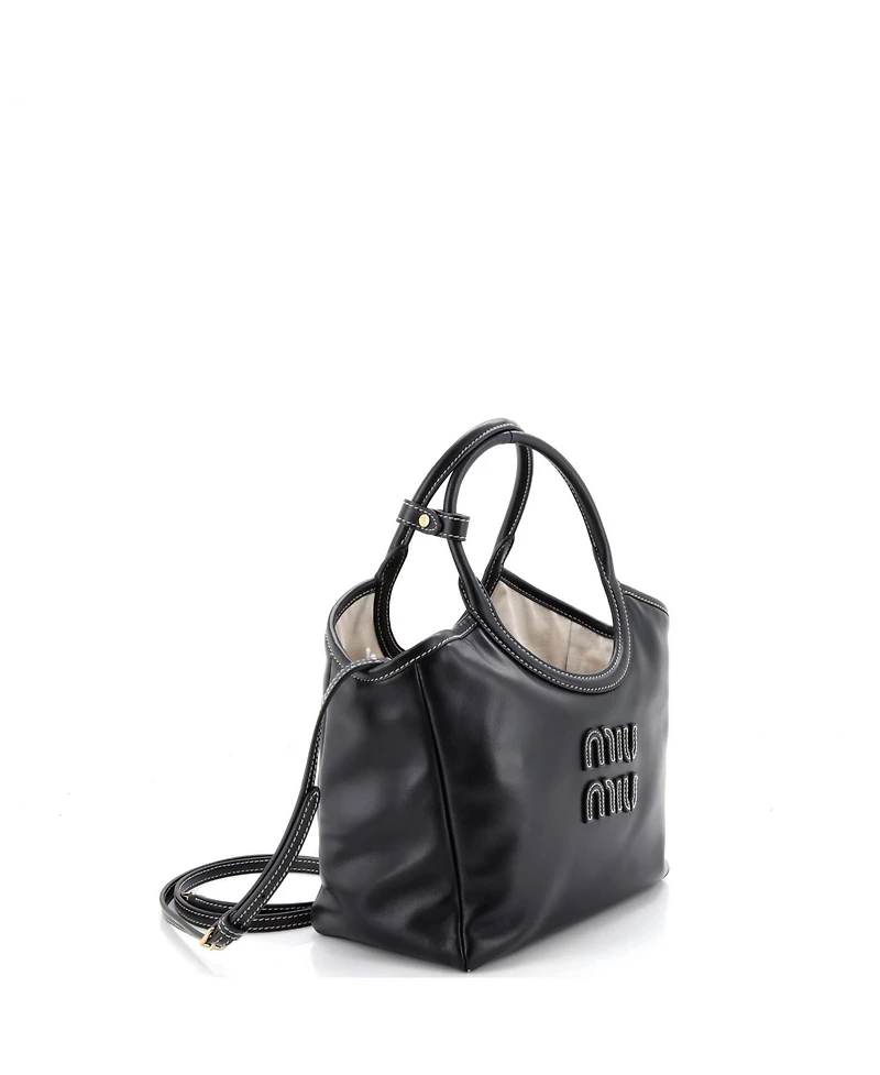 Pre-Owned Miu Miu Small Ivy Tote Bag Leather