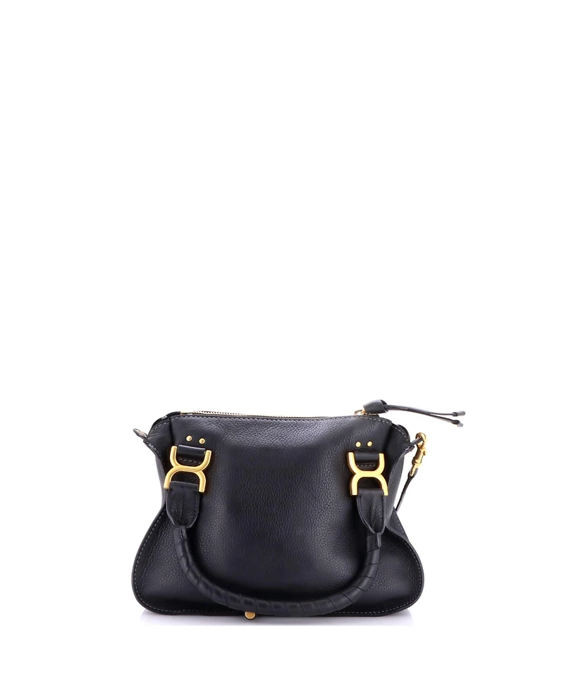 Pre-Owned Chloe Small Marcie Satchel Leather