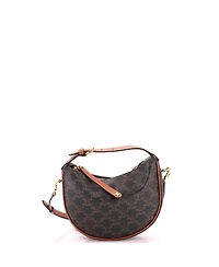 Pre-Owned Celine Teen Lulu Bag Triomphe Coated Canvas