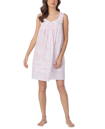 Eileen West Women's Sleeveless Short Chemise