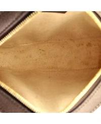 Pre-Owned Gucci Mini Ophidia Round Shoulder Bag Gg Coated Canvas