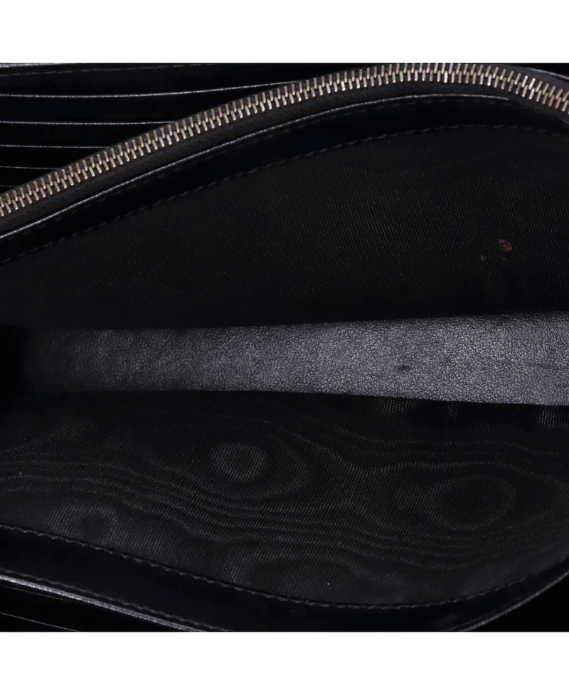 Pre-Owned Gucci Mini Gg Marmont Chain Wallet Matelasse Leather