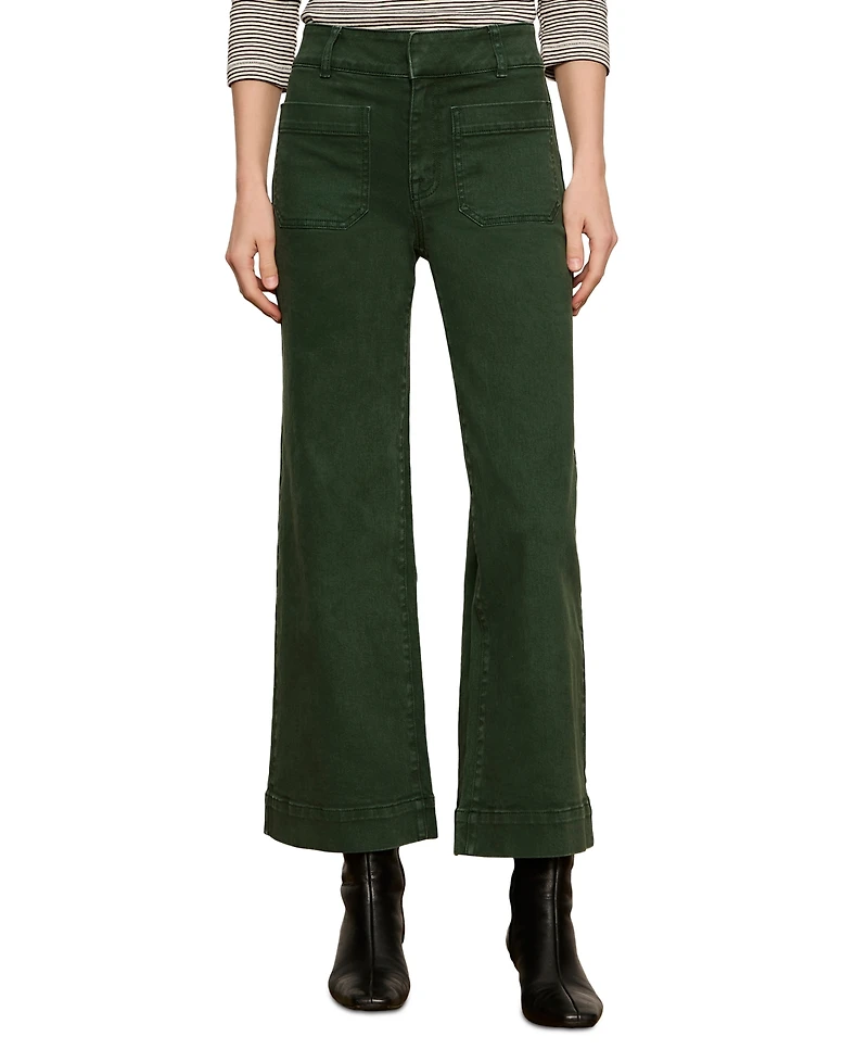 Sanctuary Petite Chelsea Wide-Leg Pocket Ankle Jeans