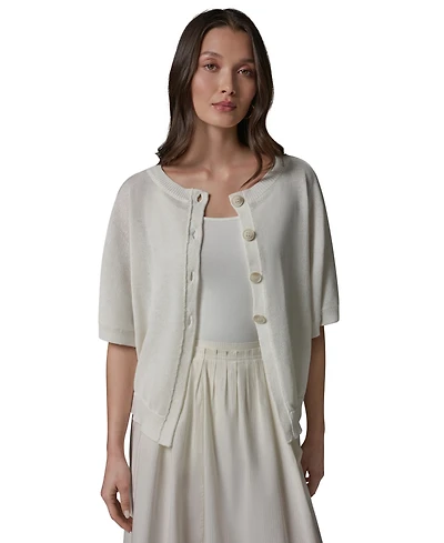 Donna Karan Weekend Women's Crewneck Cardigan