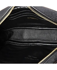 Pre-Owned Saint Laurent Mini Lou Camera Bag Matelasse Chevron Leather