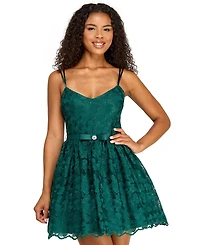 Seni & Cade Juniors' V-Neck Dress