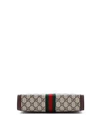 Pre-Owned Gucci Medium Ophidia Pouch Gg Coated Canvas