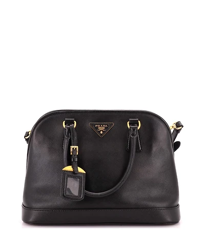 Pre-Owned Prada Medium Open Promenade Bag Saffiano Leather