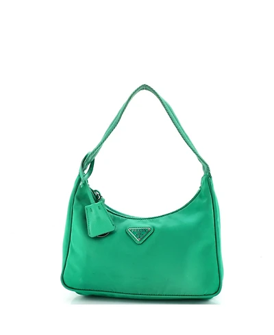 Pre-Owned Prada Mini Re-Edition 2000 Hobo Tessuto