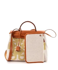 Pre-Owned Hermes 31 Herbag Zip Circuit 24 Vache Hunter and Leather
