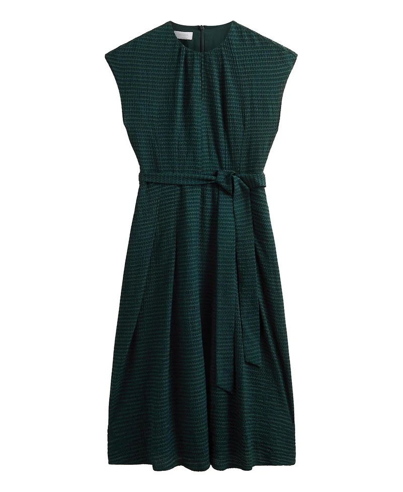 Hobbs London Women's Ira Embroidered V-Neck Midi Dress