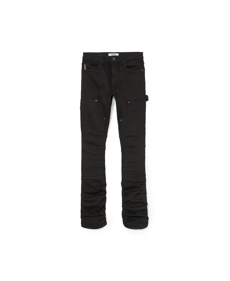 Hvman Chosen To Prevail x Cult Men's Mars Loose-Fit Bootcut Cargo Denim Jeans