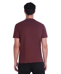 Karl Lagerfeld Paris Men's Suit With Flocking Glasses Modern-Fit T-Shirt