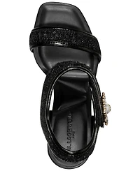 Karl Lagerfeld Paris Women's Celida Ankle Strap Sandals