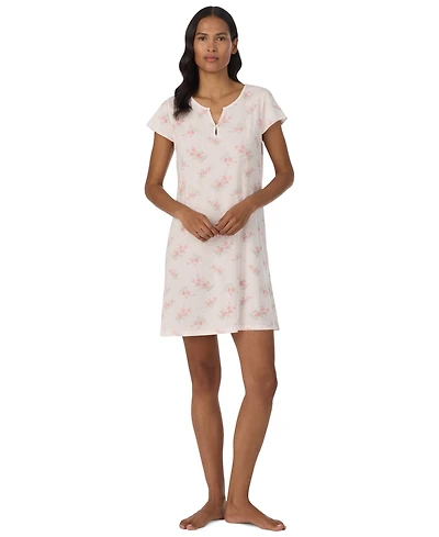 Lauren Ralph Women's Flutter-Sleeve V-Neck Gown