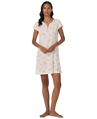 Lauren Ralph Women's Flutter-Sleeve V-Neck Gown