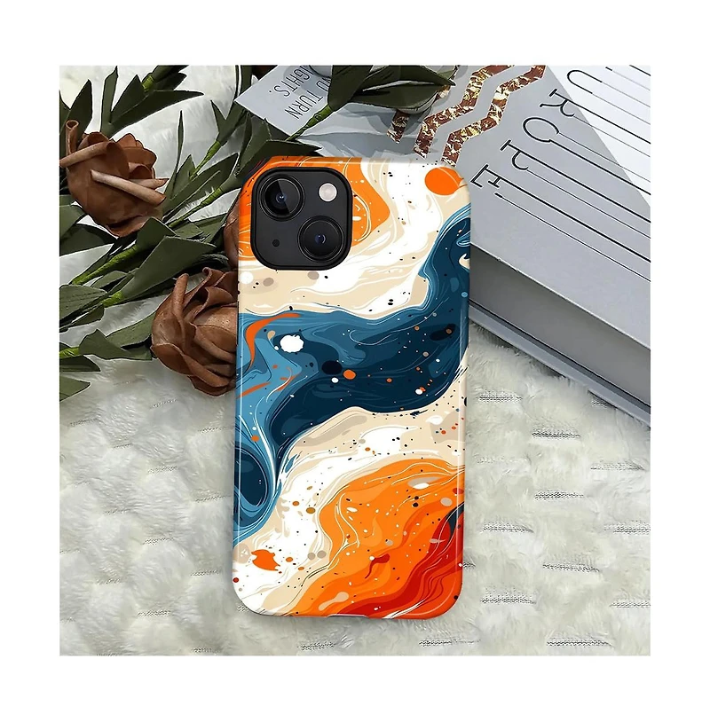 Lisen Dual-Layer Durable Anti-Slip Phone Case for Apple iPhone 15 Plus