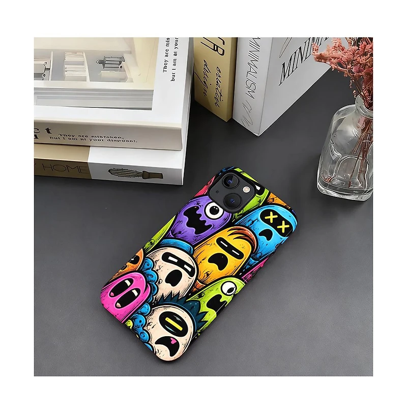 Lisen 2-Layer Anti-Slip Phone Case Compatible with Apple iPhone 16 Pro