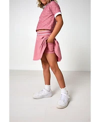 Courtside Kids Girls' (2T-16) Top Spin Skort