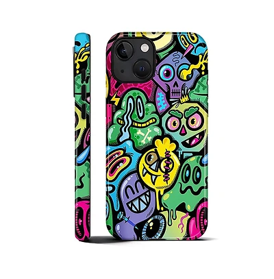 Lisen Neon Mutants 2-Layer Phone Case Compatible with Apple iPhone 15 Pro