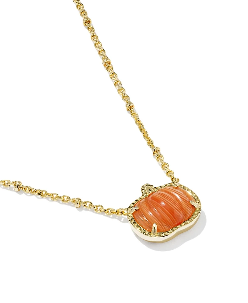 Kendra Scott 14k Gold-Plated Pumpkin 19" Adjustable Pendant Necklace