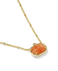 Kendra Scott 14k Gold-Plated Pumpkin 19" Adjustable Pendant Necklace
