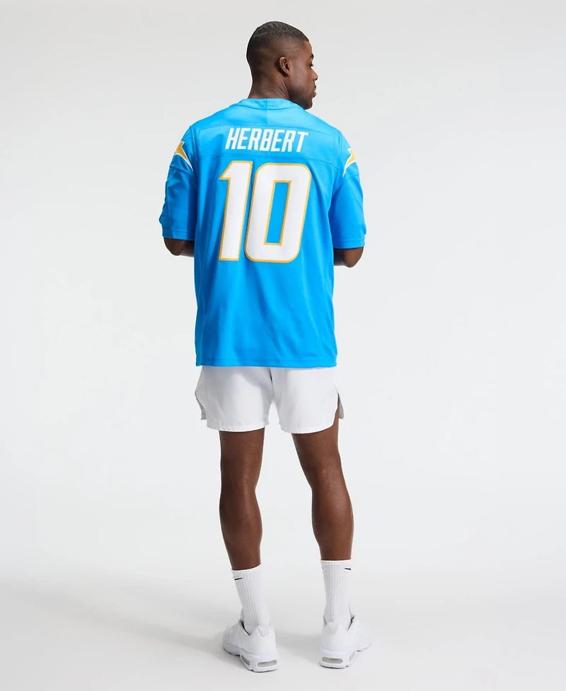 Nike Men's Justin Herbert Powder Blue Los Angeles Chargers Vapor F.u.s.e. Stitched Limited Jersey