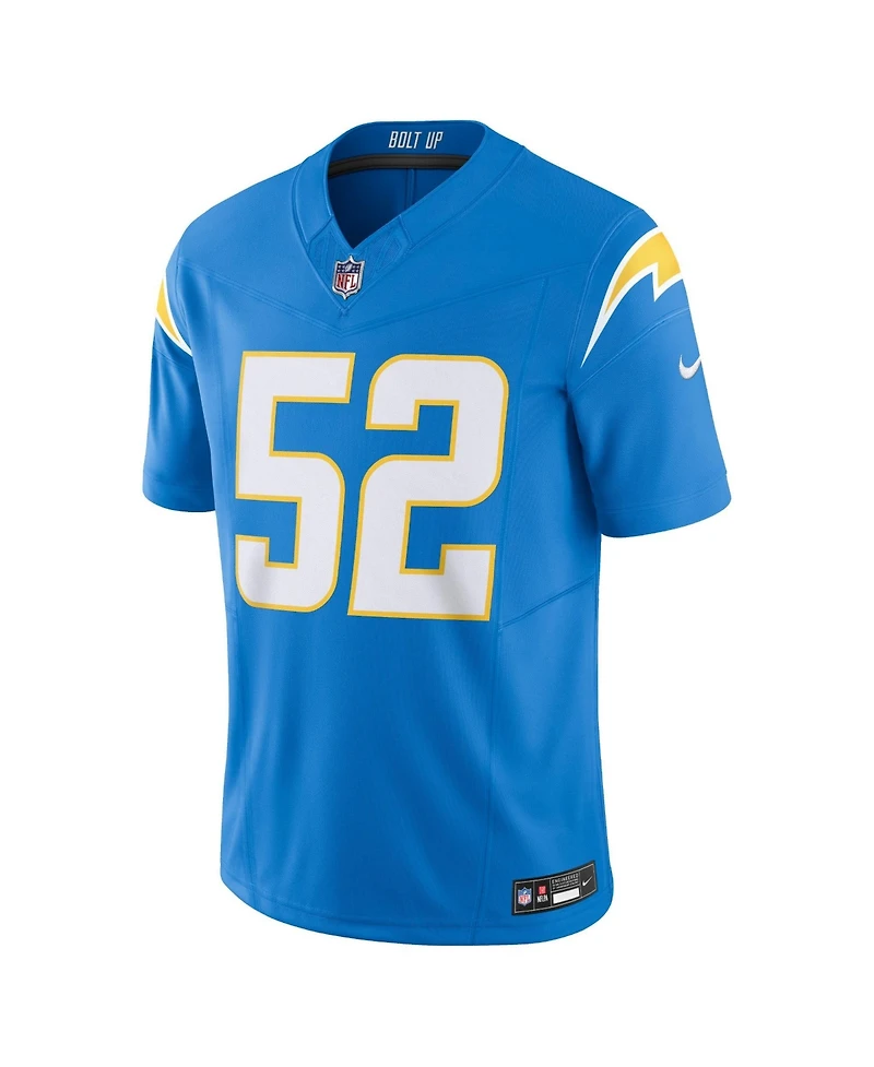 Men's Nike Khalil Mack Powder Blue Los Angeles Chargers Vapor F.u.s.e. Limited Jersey