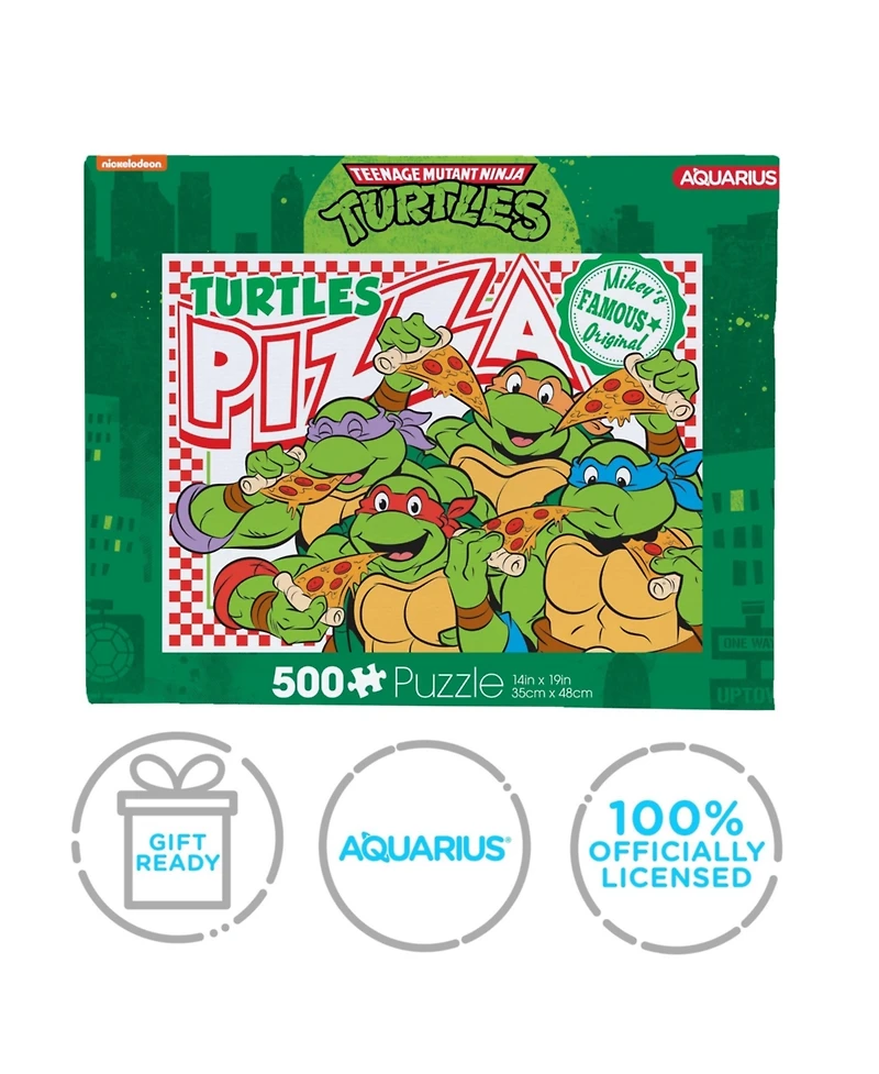 Nmr Distribution Teenage Mutant Ninja Turtles Pizza 500 Piece Jigsaw Puzzle