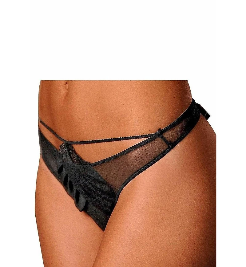 Lascana Women's Sheer Thong Panty