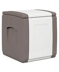 Slickblue Outdoor Deck Box with Lid for Package Storage and Garden Supplies