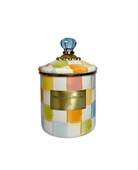 MacKenzie-Childs Confetti Check Small Canister