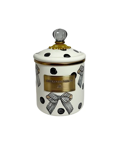 MacKenzie-Childs Pretty As A Bow Small Canister