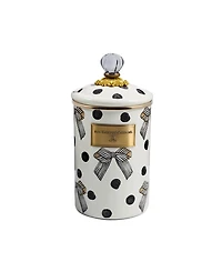 MacKenzie-Childs Pretty As a Bow 64 oz. Large Canister