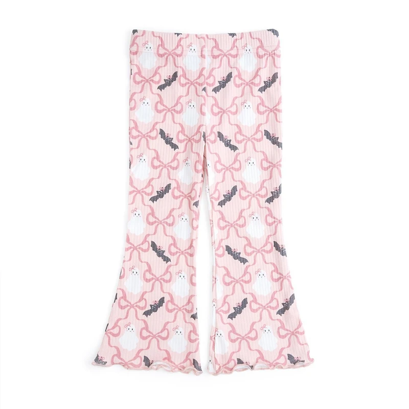 Sweet Wink Big Girls (10-12) Bat And Ghost Trellis Halloween Flare Legging
