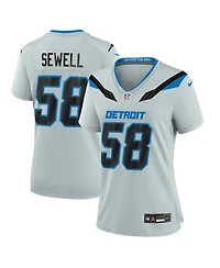 Nike Women's Penei Sewell Silver Detroit Lions 2026 Rivalries Collection Game Jersey