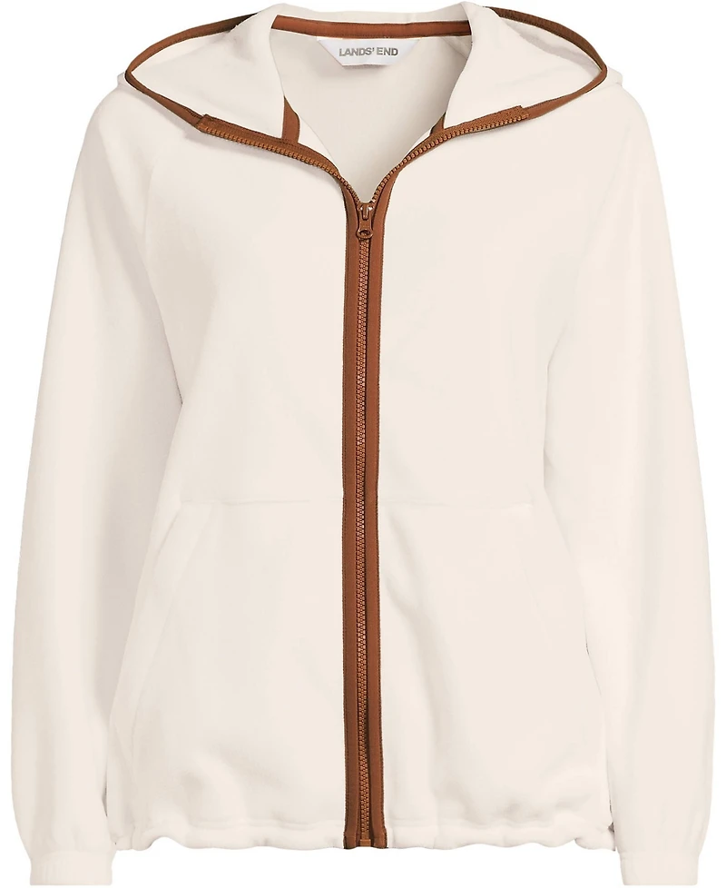 Lands' End Women's Anyweather RainDefense Fleece Full Zip Jacket