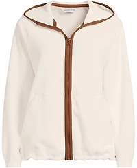 Lands' End Women's Anyweather RainDefense Fleece Full Zip Jacket