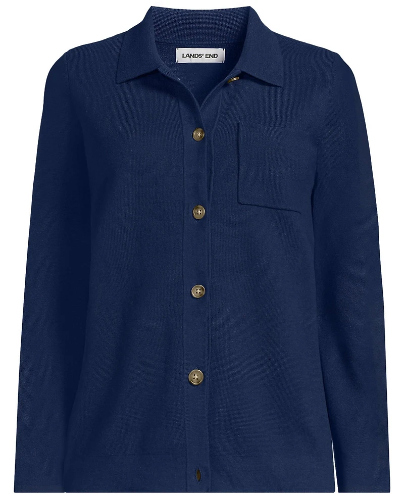 Lands' End Women's Drifter Barn Jacket Sweater