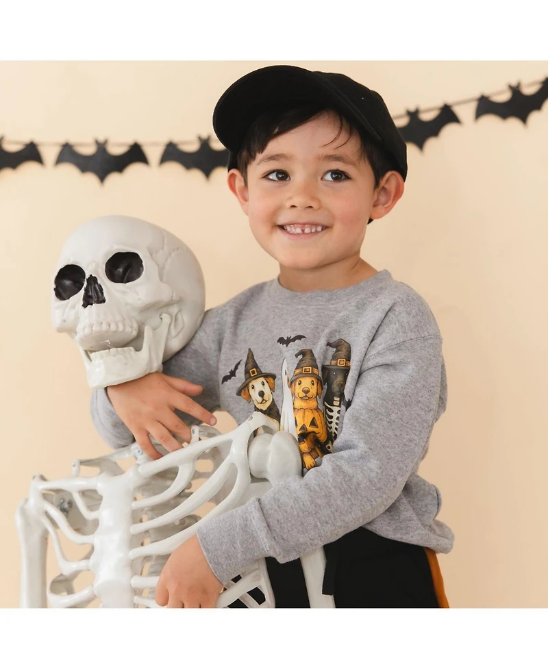 Sweet Wink Little Boys 5-8 Halloween Puppies Sweatshirt