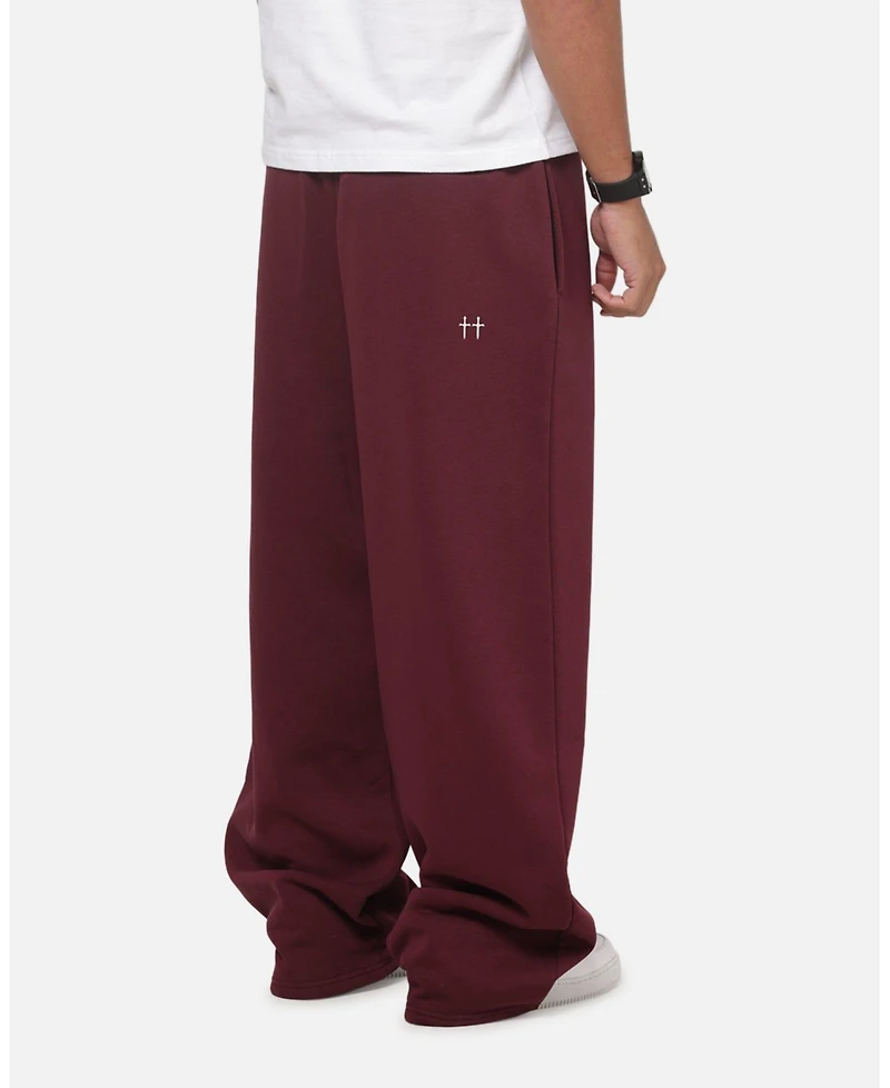 Saint Morta Men's Athltc S4 Oversized-Fit Wide-Leg Sweatpants