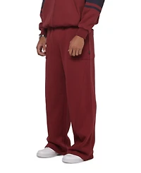 Carre Men's Varsity Oversized Wide-Leg Track Pants